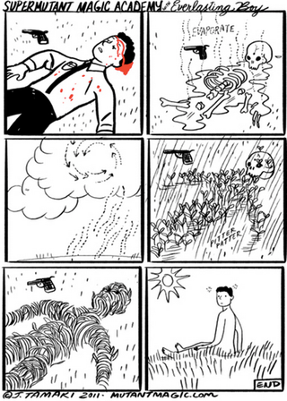 Illustration for article titled SuperMutant Magic Academy’s Jillian Tamaki explores adolescence through art
